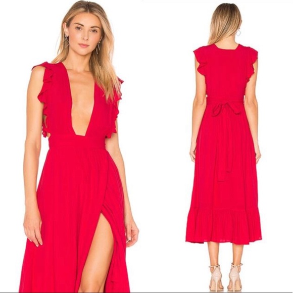 Majorelle mistwood dress red - Picture 10 of 10